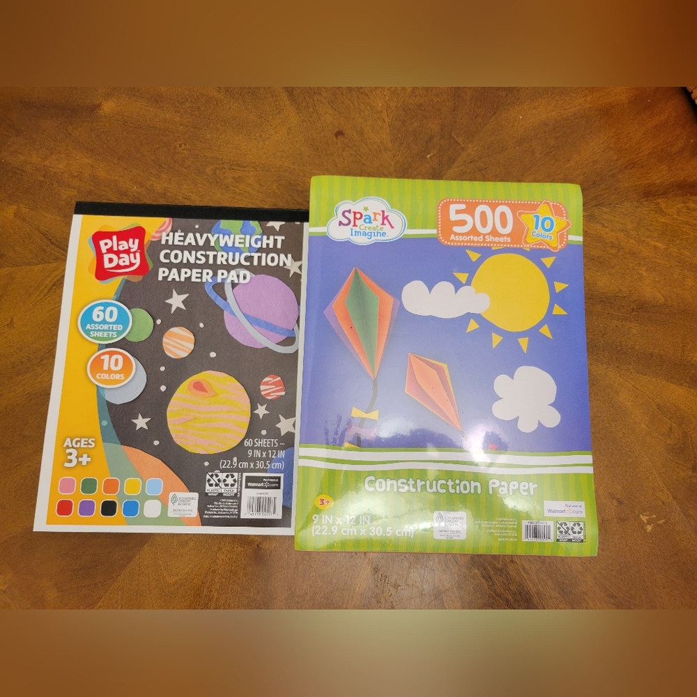 Assorted Colored Construction Paper